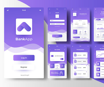 Banking app UI